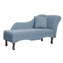 Ver mais imagens de Divã Recamier Namoradeira Olívia Lado Esquerdo Linho Bege