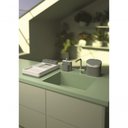 Ver imagem 2 de Escorredor Louças 6 Pratos Plástico Verde Amazon e Eco Natural Linha Flora Coza Verde Amazônia