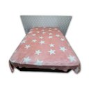 Ver imagem 2 de Cobertor Manta Dupla Face Sherpa Casal 2,00x2,20 Estampa Estrelas 05