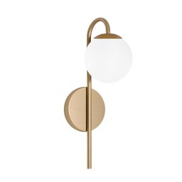 Arandela Globo Alumínio e Vidro Dourado e Fosco AR1476 - 2