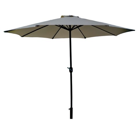 Ombrelone Central Bali Rivatti 270 cm em Alumínio sem Base e Capa em Poliéster Marfim