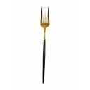 Ver imagem 7 de Jogo de Talheres 12 Peças Dourado e Preto Slim