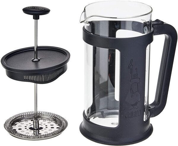 Cafeteira Prensa Francesa Smart Preta 350ml - Bialetti - 5