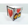Presente Dia dos Namorados Caixa Emoji personalizada - 3