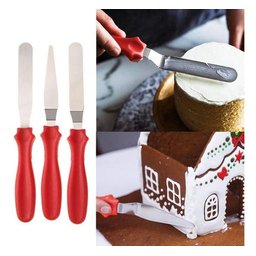 Kit de Espátulas Para Confeitar 3 Pçs Para Bolo - 2