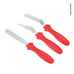 Kit de Espátulas Para Confeitar 3 Pçs Para Bolo - 1