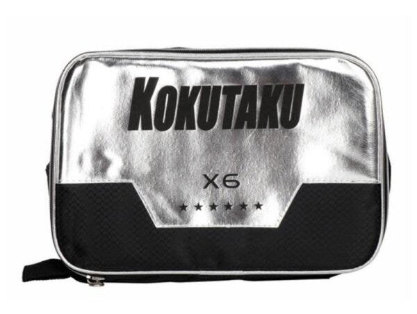 KIT 2 RAQUETES KOKUTAKU CARBONO + CASE - ITTF 6 ESTRELAS - 3