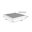 Ver imagem 4 de Cama Japonesa com Cabeceira Yeon Corea Queen Boucle Off White - Sallar Home