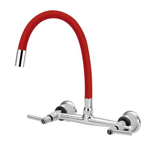 Torneira Misturador Parede Saída Universal Para Purificador:Vermelho