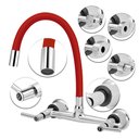 Ver imagem 2 de Torneira Misturador Parede Saída Universal Para Purificador:Vermelho