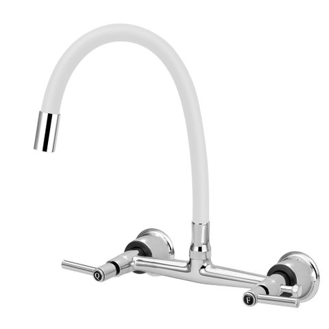 Torneira Misturador Parede Saída Universal Para Purificador:Branco