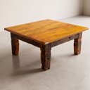 Ver mais imagens de Mesa de Centro Rústica Madeira Maciça Sala Estar 87x70 Retangular