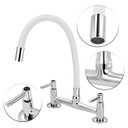Ver imagem 2 de Torneira Misturador Cozinha de Mesa Gourmet Colorido 1/4v.:branco