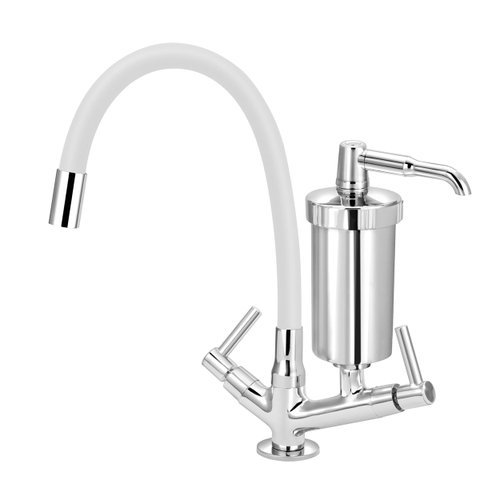 Torneira Filtro Gourmet Flexível Colorido Mesa Luxo 1/4 V:branco
