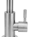 Ver imagem 4 de Torneira Aço Inox Escovado Mesa Bica Móvel 1/4:cinza-escuro/inox Escovado