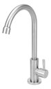 Ver imagem 1 de Torneira Aço Inox Escovado Mesa Bica Móvel 1/4:cinza-escuro/inox Escovado