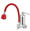 Ver imagem 1 de Torneira Filtro Gourmet Parede Duplo Jato Colorido 1/4 V:vermelho