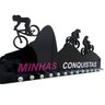 Porta Medalha Mountain Bike Fem Para Até 50 Medalhas - 1