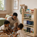 Ver imagem 1 de Estante para Livros Infantil com 3 Prateleiras Organizadoras para Brinquedos - Mel