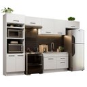 Ver imagem 3 de Armário de Cozinha Completa 350cm Branco Agata Madesa 01