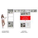 Ver imagem 6 de Armário de Cozinha Completa 350cm Branco Agata Madesa 01