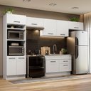 Ver imagem 1 de Armário de Cozinha Completa 350cm Branco Agata Madesa 01