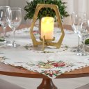 Ver imagem 1 de Trilho de Mesa Natalino Bordado Inglês 40x140 Balles