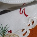 Ver imagem 4 de Trilho de Mesa Natalino Bordado Inglês 40x140 Balles