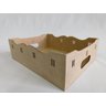 2 Kit Bebê Higiene Madeira Mdf Crú Passa Fita 8 Peças - 5