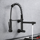 Ver imagem 7 de Kit Cuba Gourmet Cozinha 50x40 Inox 304 Preta com Torneira Parede 2 Saídas Brinovar