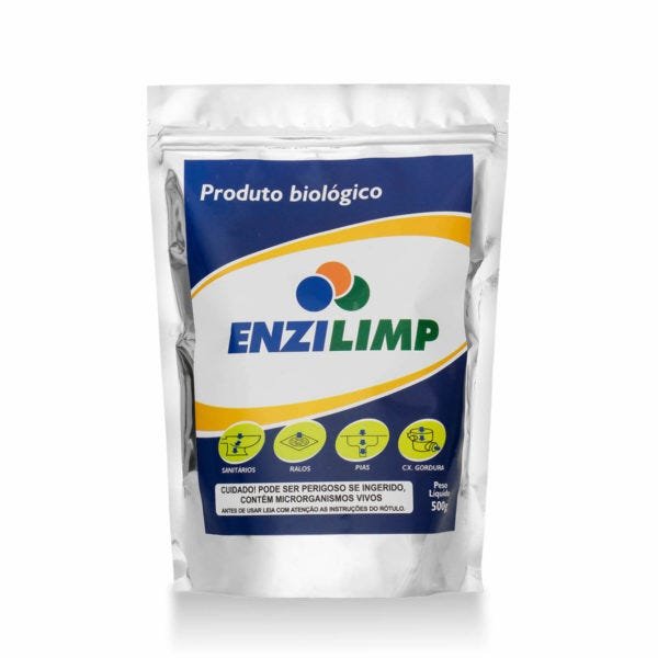 Enzilimp Biodegrador - Elimina Cheiro Limpa Fossa 500g