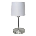 Ver imagem 2 de 2 Luminária De Cabeceira Mini Abajur Metal Escovado