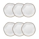 Ver imagem 2 de Conjunto de 6 Pratos Sobremesa 21,5cm Ryo Maresia