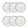Conjunto de 6 Pratos Sobremesa 21,5cm Ryo Maresia - 2