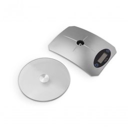 Balança Digital para Cozinha de Alta Precisão e Base de Vidro Brinox Linha Descomplica Prata - 3