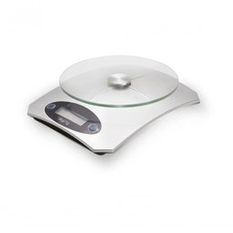Balança Digital para Cozinha de Alta Precisão e Base de Vidro Brinox Linha Descomplica Prata - 1