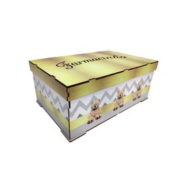 Kit Bebe Quarto Menina Menino Decoração Urso Berço Adesivado - 5