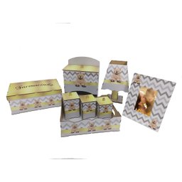 Kit Bebe Quarto Menina Menino Decoração Urso Berço Adesivado - 2