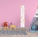Ver imagem 2 de Adesivo Decorativo Infantil Régua Crescimento - Ursinha Rosa