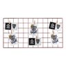 Painel Aramado Le Memory Board com Clipes e Papéis para Fotos Modelo Retangular Rosé Gold 60x30cm - 1