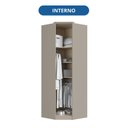 Ver imagem 4 de Módulo de Canto Oblíquo 1 Porta 3 Prateleiras Elegance