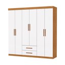 Ver imagem 2 de Guarda Roupa com 6 Portas 2 Gavetas Platinum -grand Line