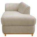 Ver imagem 3 de Recamier Vanessa 1,40M Lado Direito Suede Bege - ADJ Decor