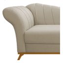 Ver imagem 5 de Recamier Vanessa 1,40M Lado Direito Suede Bege - ADJ Decor