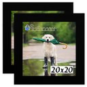 Ver imagem 1 de Kit 2 Porta Retrado Molduras 20x20 Preto