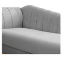 Ver imagem 6 de Recamier Vanessa 1,60M Lado Direito Suede Cinza - ADJ Decor
