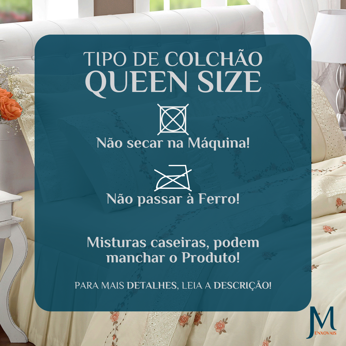 Cobre Leito Queen Size 100%algodão Daphane Bordado Super Luxuoso Bouquet:palha - 6