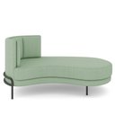 Ver imagem 2 de Sofá Chaise Longue Living Lucca Direito D02 Linho Verde D-477
