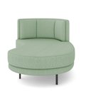 Ver imagem 3 de Sofá Chaise Longue Living Lucca Direito D02 Linho Verde D-477