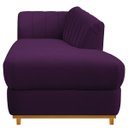 Ver imagem 3 de Recamier Vanessa 1,85M Lado Direito Suede Roxo - ADJ Decor